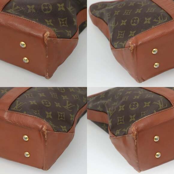 LOUIS VUITTON Monogram Sac Weekend PM Hand Bag Vintage M42425 - Picture 10 of 12